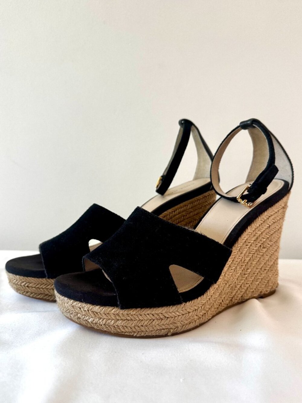 Cole Haan Giselle High Espadrille Wedge Sandal Size 8